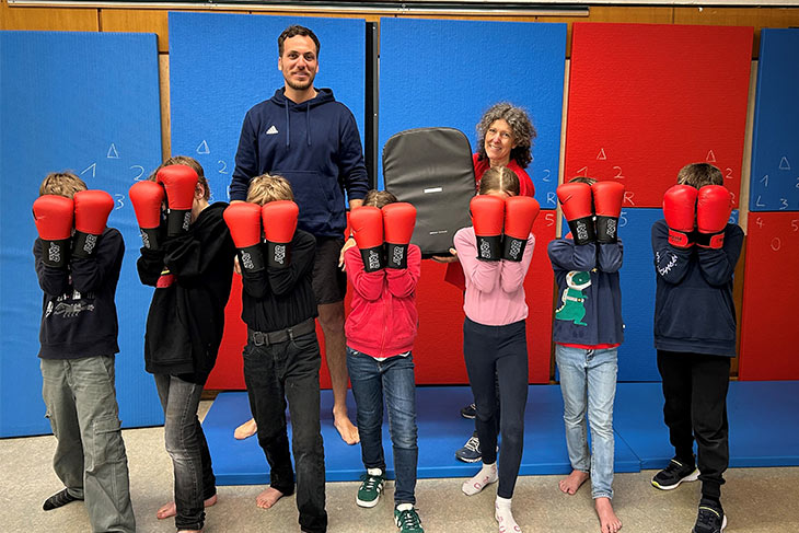 „Box dich stark“ lautet das Projekt zur Impulskontrolle an der Weiherhof-Grundschule